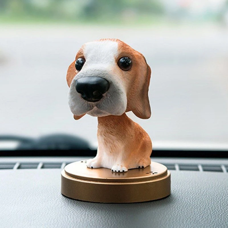 New Cute Nodding Dog Perfume Ornament Car Dashboard Decor Air Freshener Diffuser New