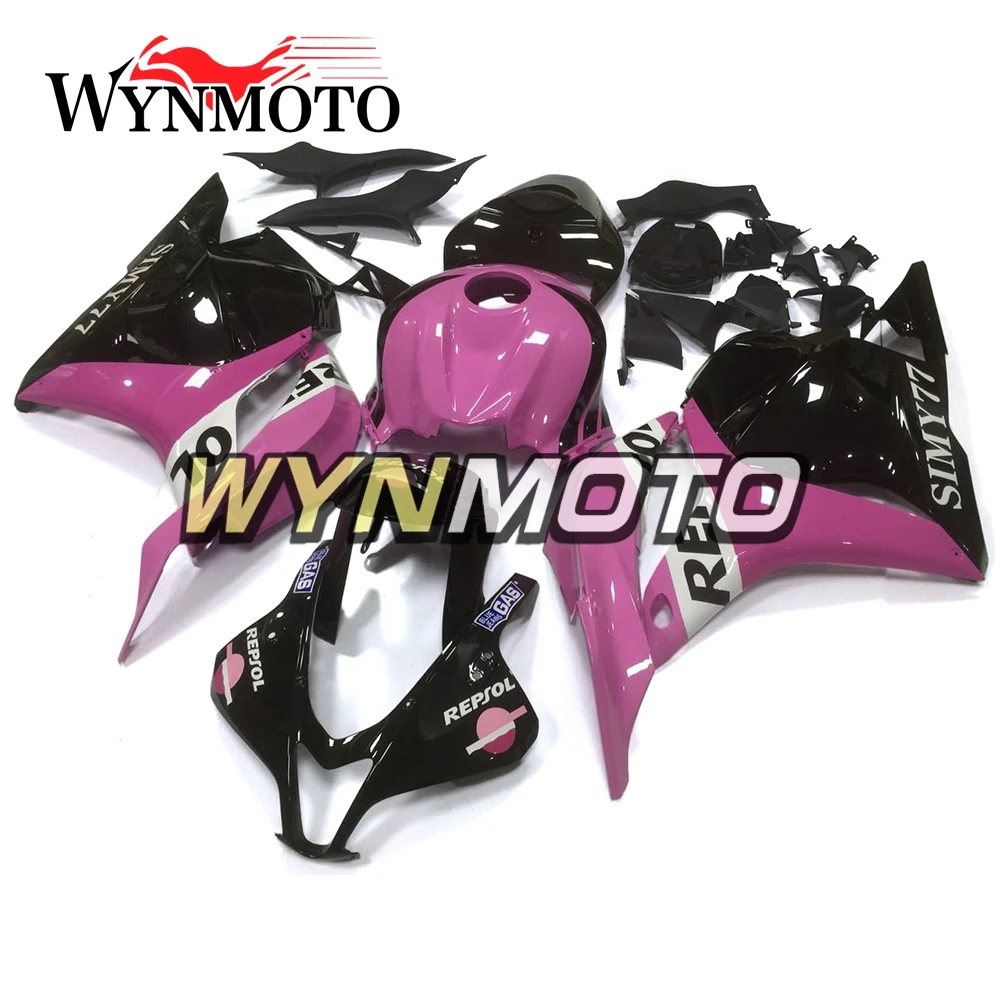

Full ABS Injection Plastics Fairings For Honda CBR6000RR F5 2009 - 2012 Bodywork Cowling ABS Fairings Body Kit pink Black Panels