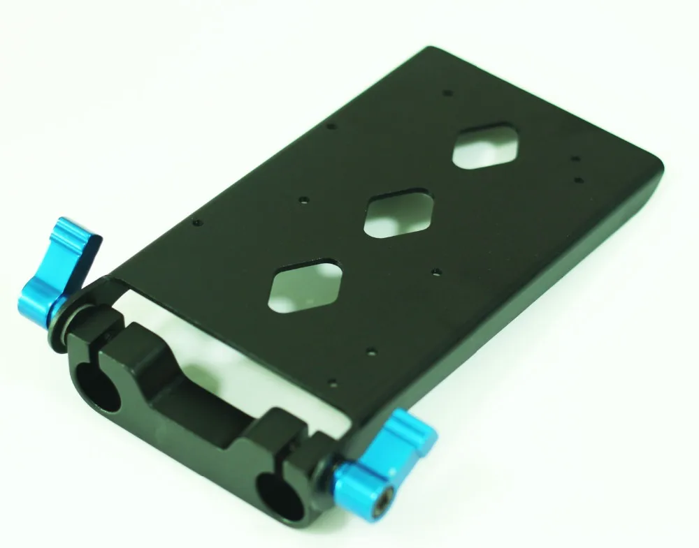 wondlan Battery Support Base Cheese Plate for 15mm Support Rail Rig
