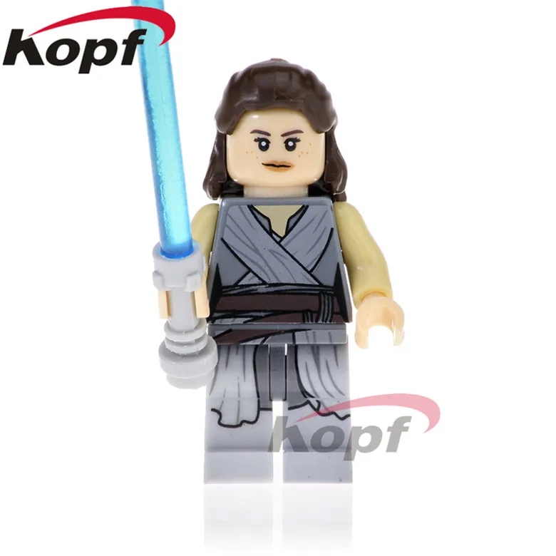 

50Pcs PG809 Wars Figures Rey Kessel Robot Han Solo A Wing Pilot Max Rebo Bricks Assemble Building Blocks Children Gift Toys