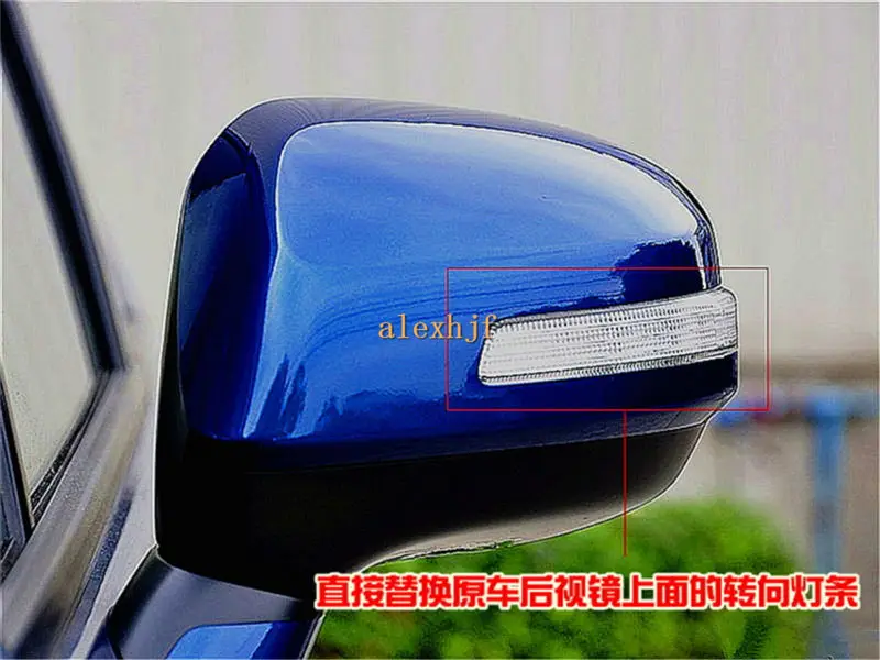 July King светодиодный зеркальный светильник заднего вида s Чехол для Honda Civic 9th Jade City Mobilio Crider; Светодиодный светильник+ поворотники