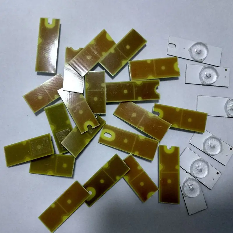 Для 32 65 дюймов светодиодный ТВ Ремонт 20 штук 3V SMD лампы бусины с оптический