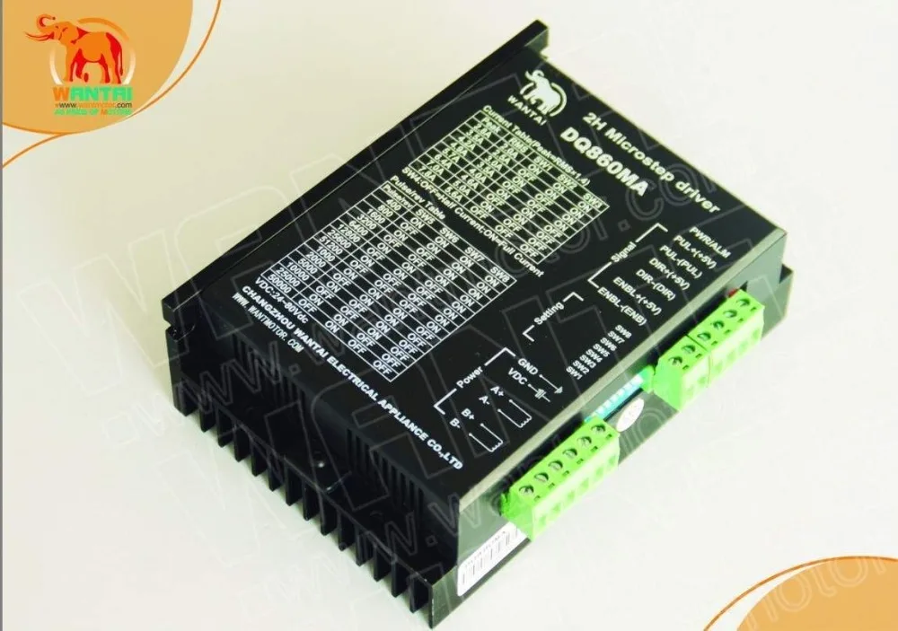 Драйвер шагового двигателя Wantai DQ860MA 80V 7.8A 256Micro CNC фрезерный станок для лазерной