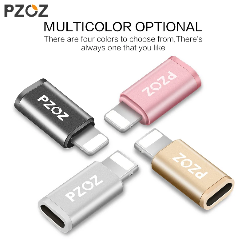 PZOZ type C адаптер для Micro USB для samsung кабель конвертер зарядки данных для iPhone X 8 7 6 xiaomi redmi 4x5 plus type-c OTG