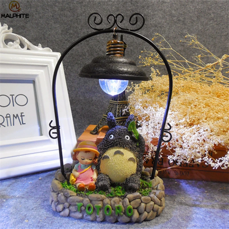 Милый светодиодный светильник Totoro для домашнего декора из японского мультфильма