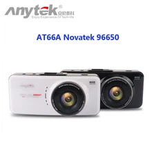 Оригинал anytek at66a full hd новатэк 96650 автомобильный видеорегистратор recorder черный Ящик 170 Градусов 6 Г Объектив Ужин Ночного Видения Тире Cam