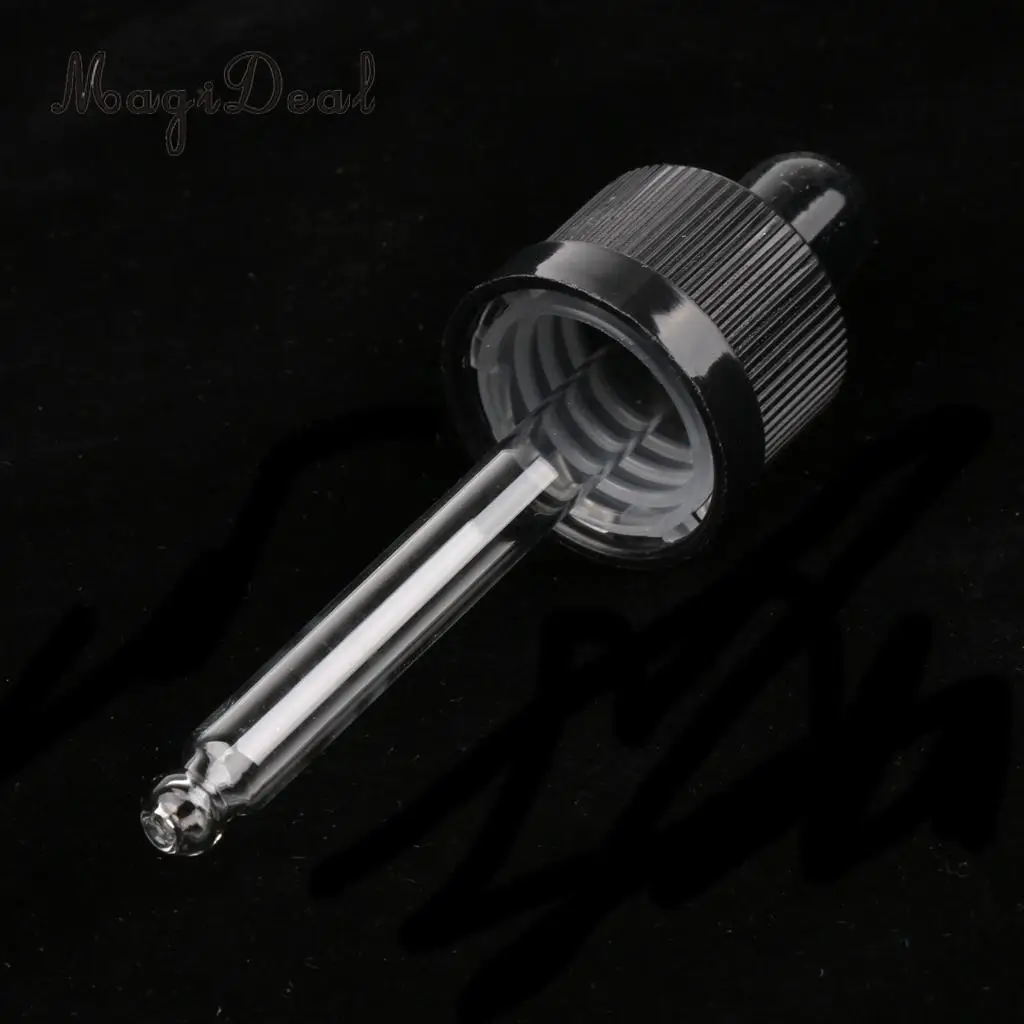 24 Pieces Cosmetic Makeup Liquid Eye Dropper Pipette Caps For 15ml Essential Oil Bottles Holders