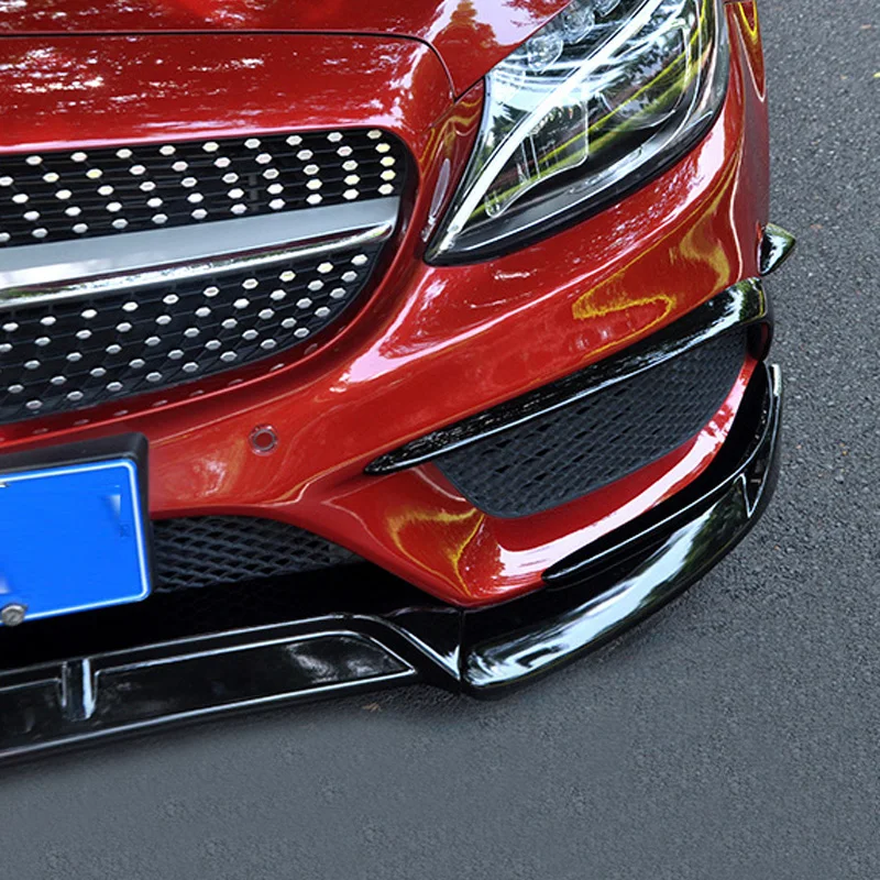 Как снять передний бампер w205 FOR Mercedes W205 front bumper front lip rear bumper vent W205 AMG kit accessori