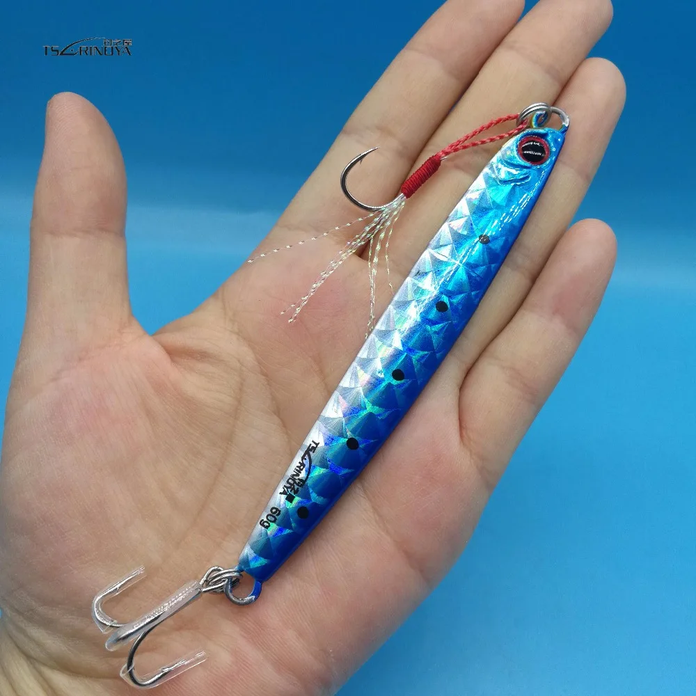 TSURINOYA 4PCS/LOT Lead Fish Fishing Lure 20g/30g/45g/60g Colors