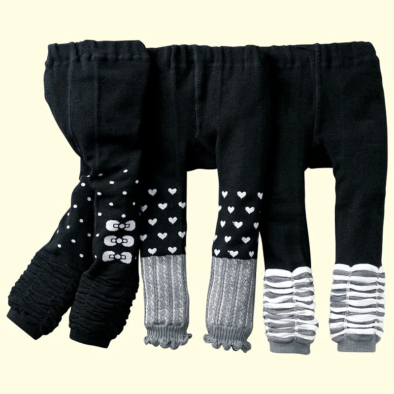 Hooyi девочек Колготки для новорождённых колготки Обувь для мальчиков штаны штанишки для малышей Одежда для девочек детские штаны зима-осень Сапоги и ботинки для девочек Брюки для девочек 3 пар/упак