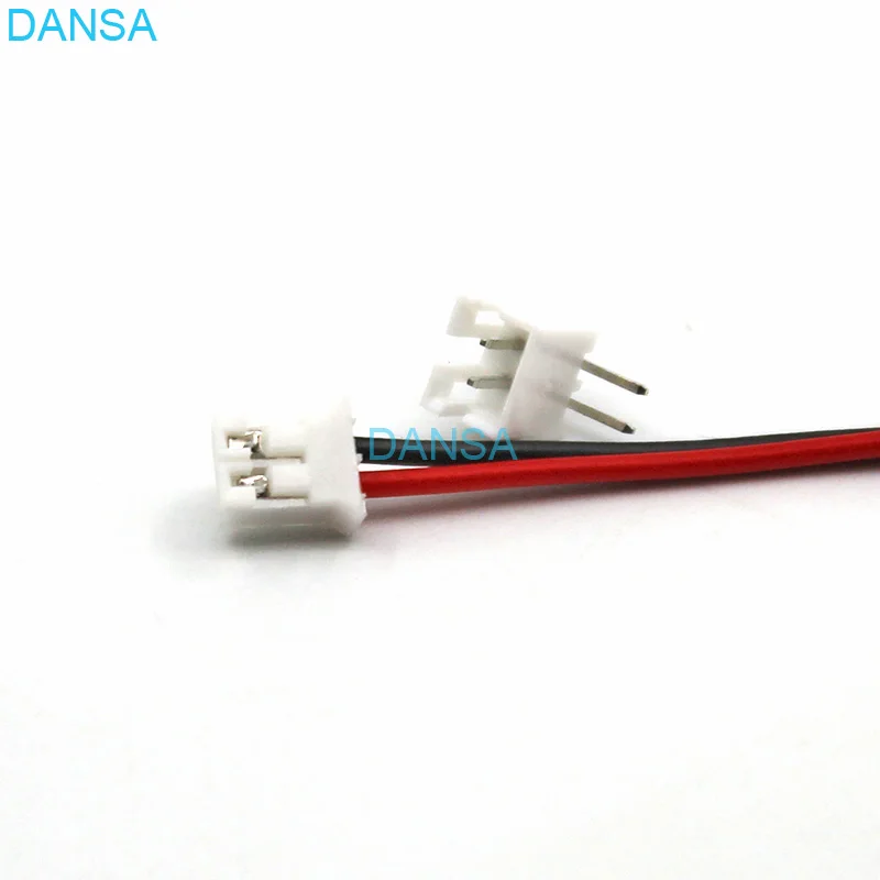 50 комплектов 2 контактный разъем Mini Micro PH2.0 JST с шагом 0 мм и боковым входом 1007 26AWG от
