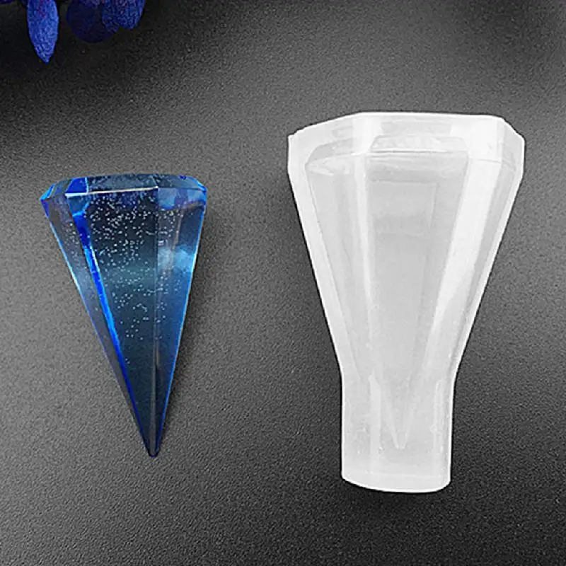 

Cone DIY Silicone Mold Mould 3D For Resin Pendant Jewelry Craft Making Tool