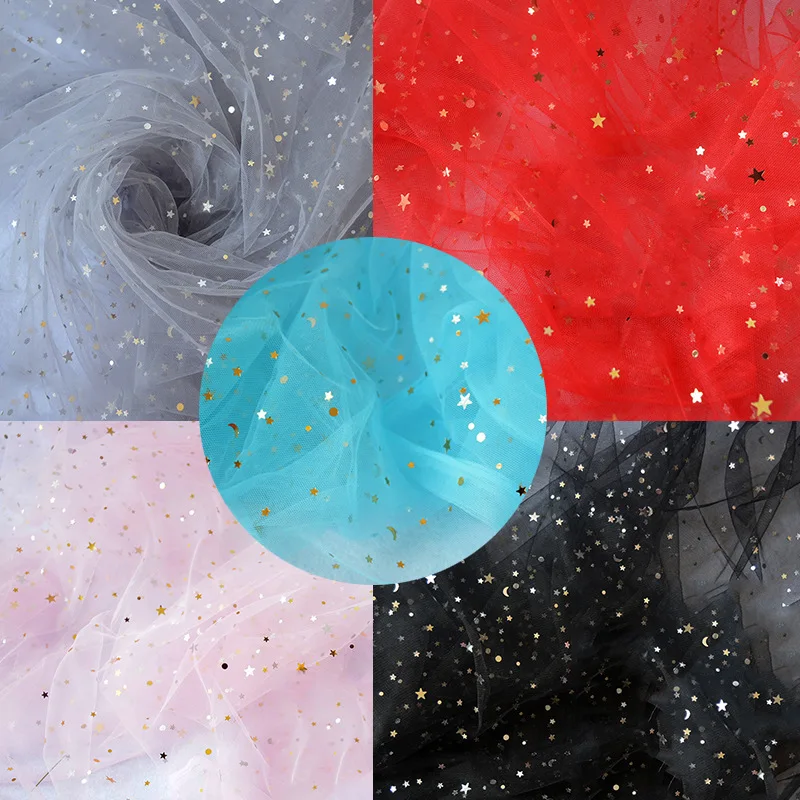 

Glitter Sequin Tulle Roll 22 yards 15cm Spool Tutu Fabric Wedding Decoration Organza Laser DIY Crafts Birthday Party Supplies