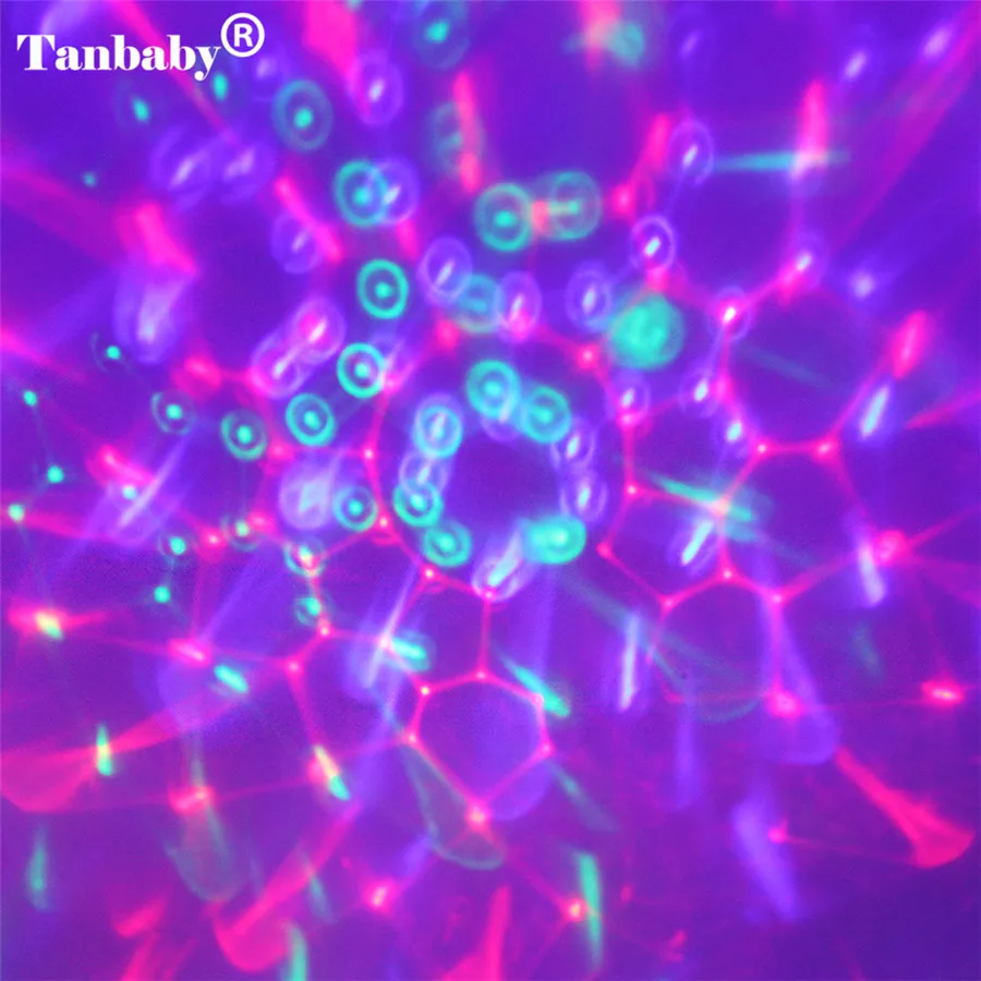 Tanbaby Lotus Голосовое управление RGB светодио дный светодиодный сценический вечерние свет вращающиеся Вечерние огни для KTV бар клуб Дискотека