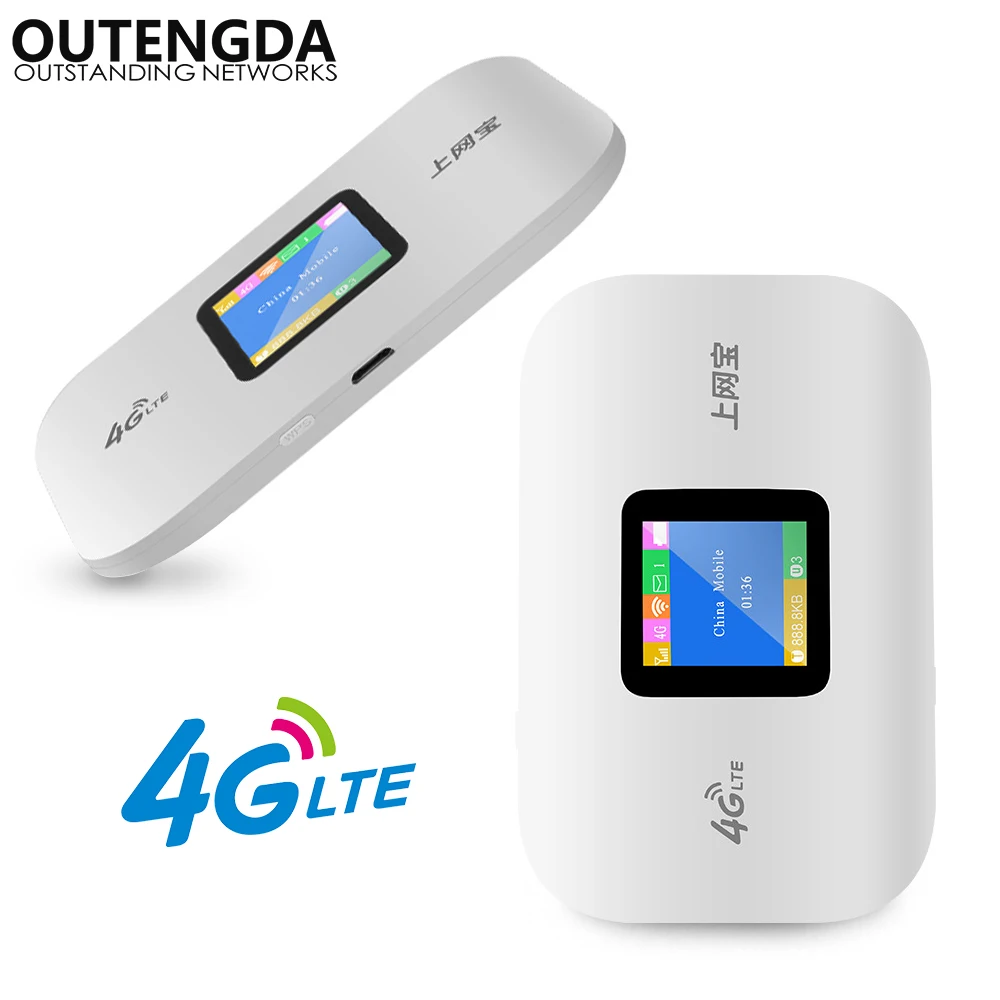 Портативный разблокированный мини роутер 3G 4G 100 Мбит/с Wi Fi для путешествий в