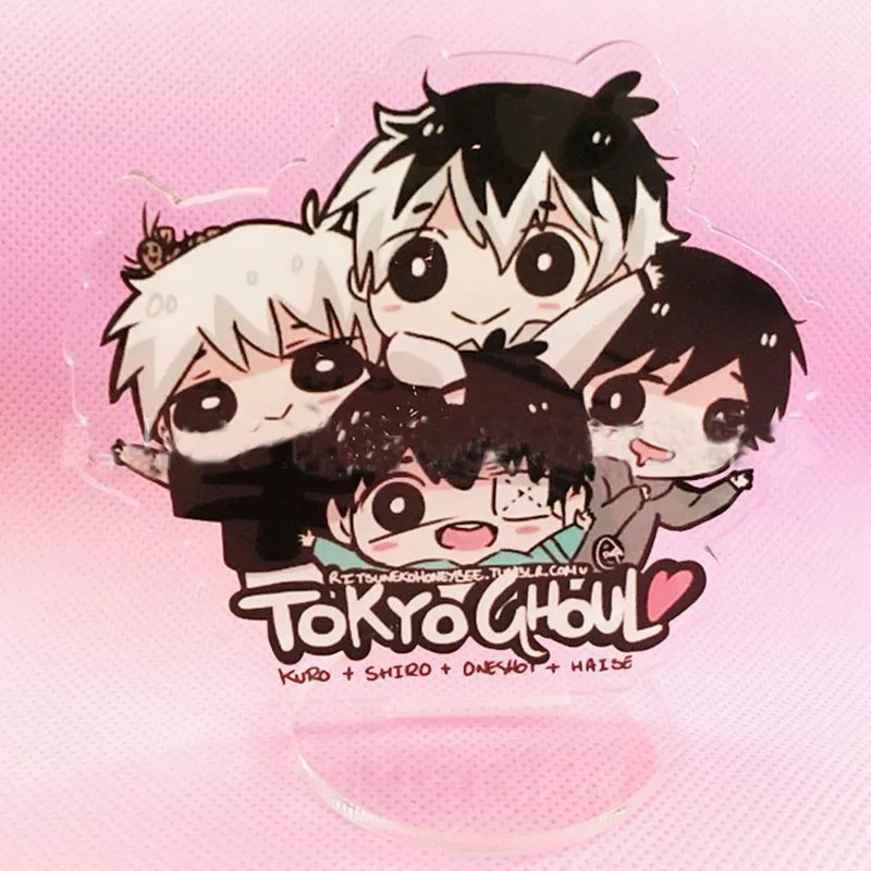 

1 Pc New Creative Cartoon Anime Tokyo Ghoul Acrylic Stand Model Toys Plate Holder Action Figure Toy for Kids Gift