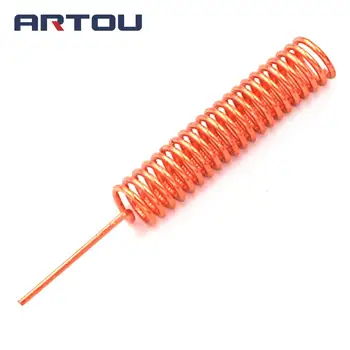 

10PCS 433MHZ Copper Spring Antenna Spiral Coil Winding Antenna 433 Module Built-in PCB Soldering Antenna