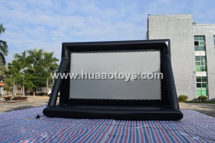 Бесплатная доставка полный ПВХ гигантские надувные экран надувные надувной экран фильма Inflable экран для обратной проекции