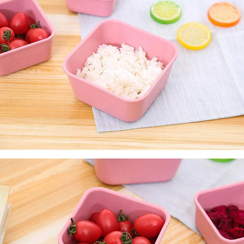 3 шт./комплект Детские Ланч боксы из пшеничного волокна|lunch box|quality lunch boxesschool box |