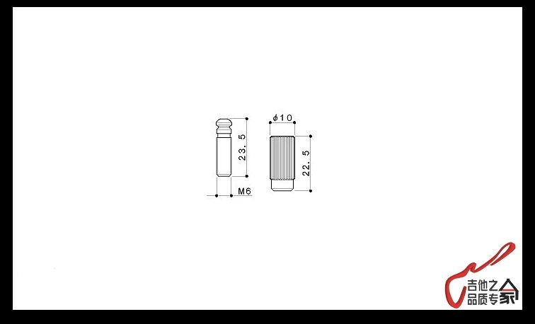 1 шт. GOTOH болт винт/якорь и шпилька для 510TS серии тремоло системы мост Сделано в Японии