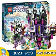 1023pcs New Ragana’s Magic Shadow Castle Building Kit 3D Model Blocks Children Fairy Tale Princess Toys Compatible with Lego