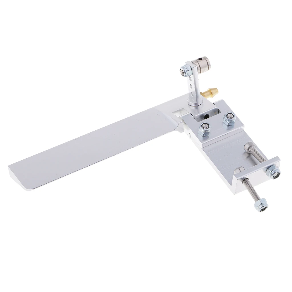 95mm Aluminium Alloy RC Boat Water Rudder Absorbing Steering Rudder Cooling Water Pickup Suction Device for RC Boats CNC Parts