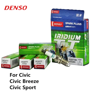 

DENSO Car Spark Plug For Honda Civic Civic Breeze Civic Sport Iridium Platinum IK20TT