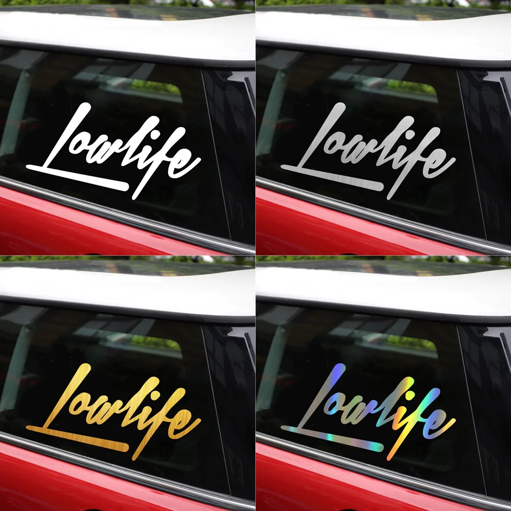 Car Sticker Low Life Funny Decals Car Bumper Stickers And Decals Car Styling Decoration Door Body Window Vinyl Sticker Car Stickers Aliexpress