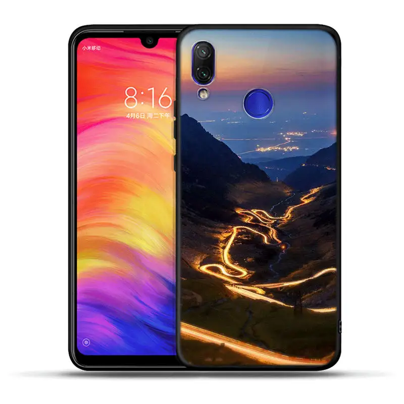 Набор «городская улица» ночное мотоцикл чехол для Xiaomi Redmi Note 7 7A 6 Pro 6A 5A Prime Mi A1 5X A2 Lite 6X4X5 плюс Pocophone F1 - Цвет: H1340