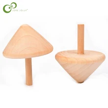 2 шт дети сырая древесина игрушки с гироскопом для детей и взрослых снятия стресса Desktop Прядильный механизм игрушки детям подарки на день рождения Прямая GYH