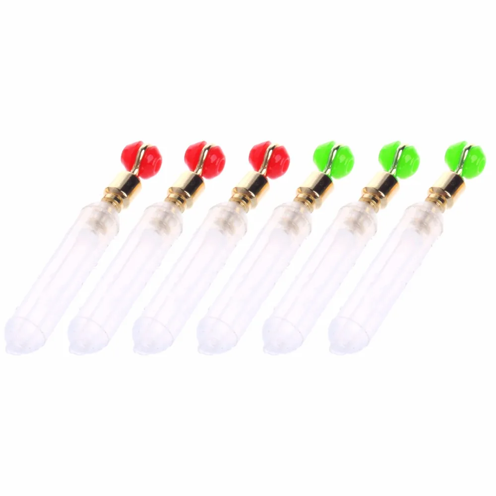 

6 PCS Silicone Copper Head Float Seat Not Throw Line Float Longer Service Life convenient to carry Fishing supplies