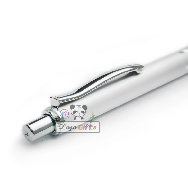Discount ballpoint pen Metal design you can customize your logo and text on the pen body 1000pcs a lot 2