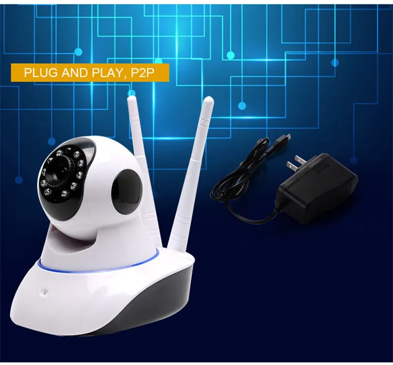 CUMULOUS WiFi IP Camera Baby Monitor Wireless HD 960P Home Security Camera Wi-Fi P2P Two-Way Audio IR Night Vision Network CCTV-11