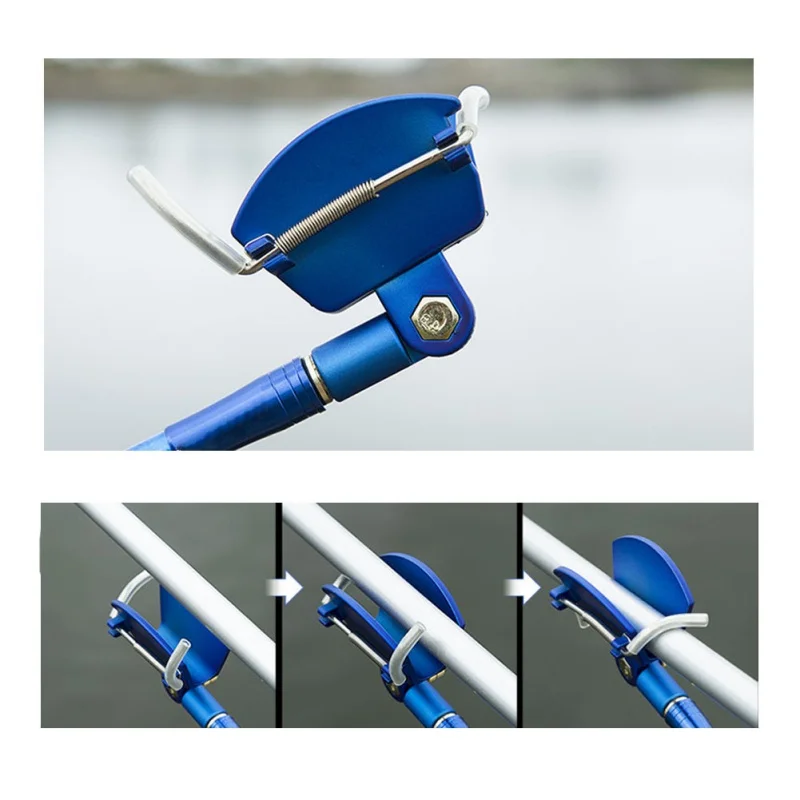 

Automatic Fishing Rod Holder Tackle Supplies Automatic Fishing Tools Mount Spring Angle Adjustable Fishing Pole Holder Outdoor