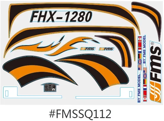 Наклейка для FMS 1280 мм Easy Trainer EPO RC самолет FMS051 | Игрушки и хобби