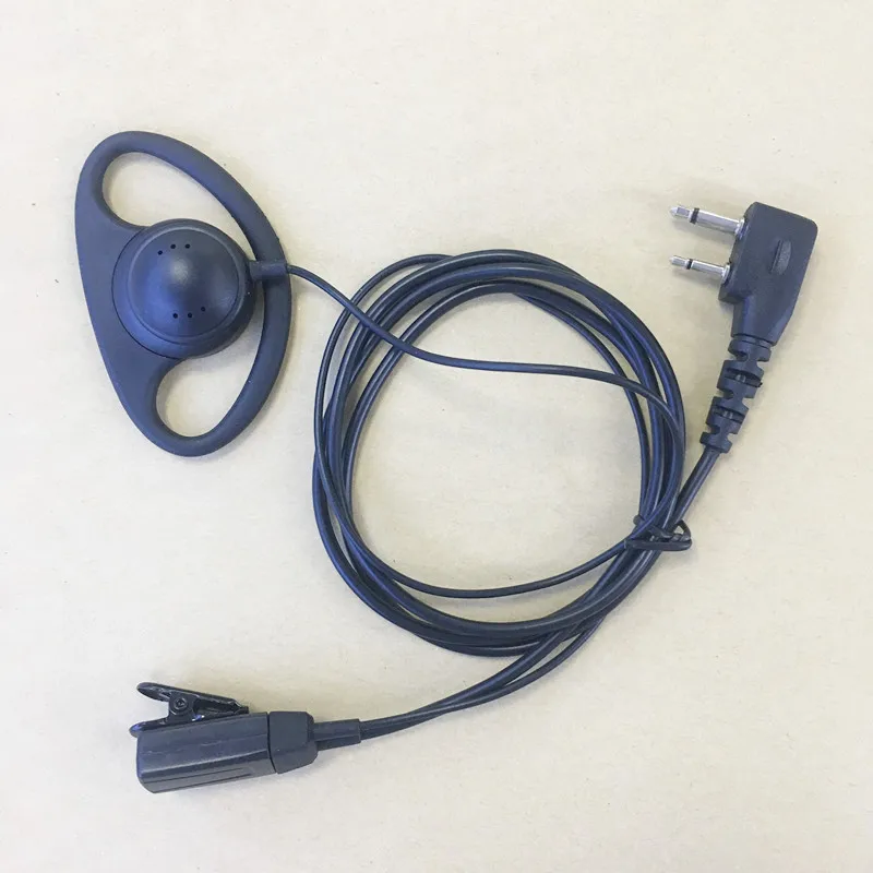 D наушники с креплением 2 штыря для ICOM IC V8 V82 V85 F11 F26 F4008A F31 F4GT F3021 F3001 и т. д. иди и болтай walkie talkie