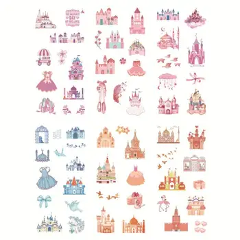 

24pack/lot Dream Castle Bullet Journal Decorative Stationery Stickers Scrapbooking DIY Diary Album Stick