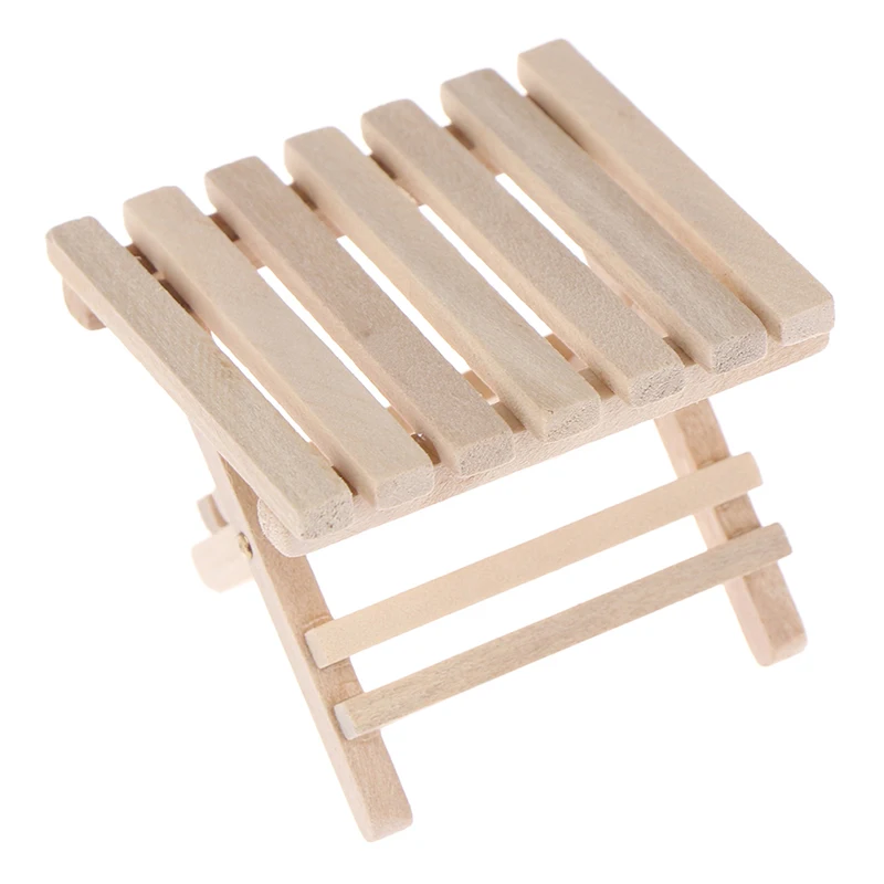 

1:12 DIY Mini Doll House Miniature Furniture Beach Folding Table For Kids Toys Miniatures Furniture Toys Gifts For Children