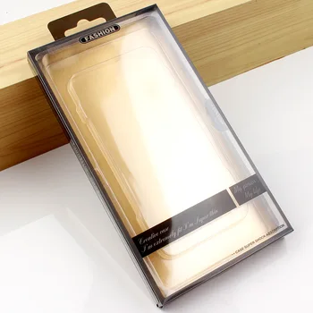 

KJ-673 300Pcs High Quality Eco-friendly Transparent PVC Boxes for Packing phone case Clear Box for Display Goods 175*95*15mm
