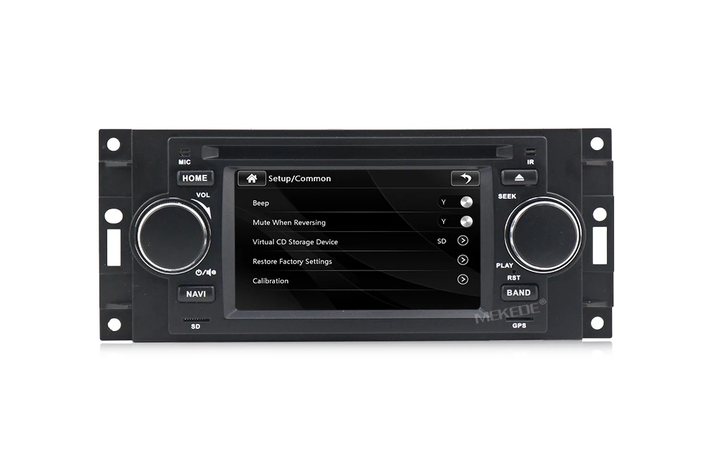 Perfect MEKEDE 5" Car DVD Player For Chrysler 300C PT Cruiser Dodge Ram Jeep Grand Cherokee With GPS Navigation Radio Bluetooth iPod USB 17