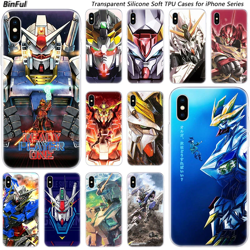 ホットガンダムアニメソフトシリコーンファッション透明ケースappleのiphone 11プロxs最大xr 7 8プラス6 6sプラス5 5c 5s Seカバー Phone Case Covers Aliexpress