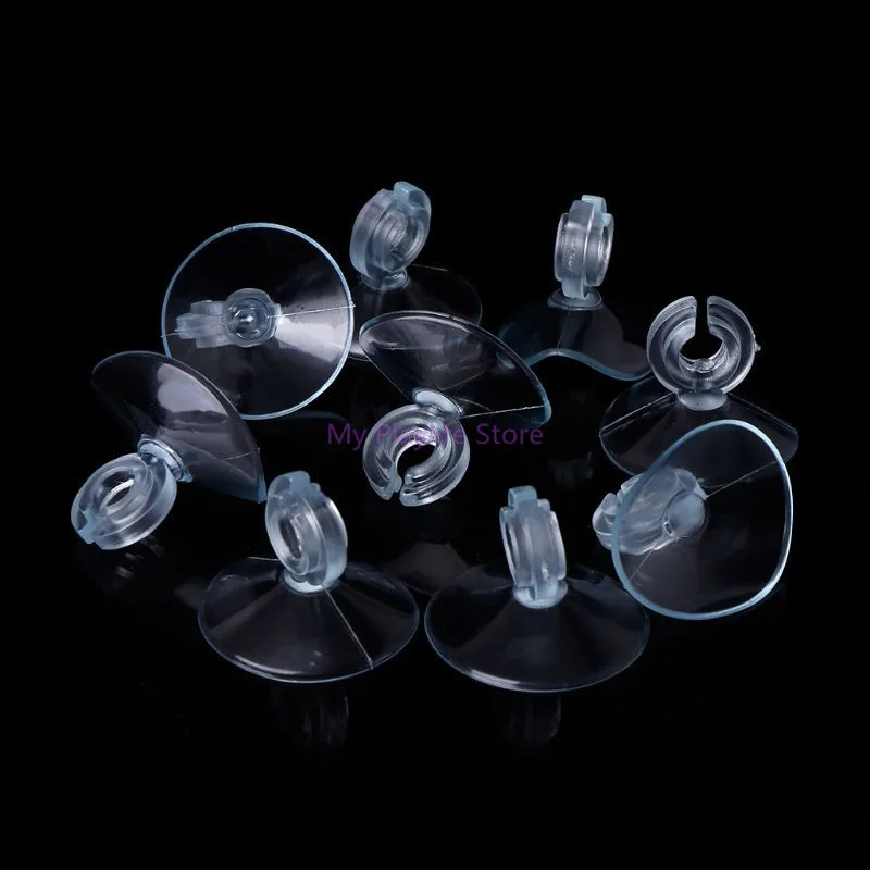 

10Pcs/set Aquarium Soft Plastic Suction Cup Holder Sucker Pipe Clip Fish Tank Parts Accessories C42
