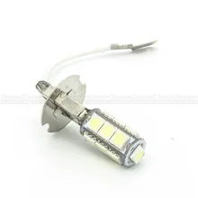 H3 pk22s 5050 chips branco 13 smd brilho do farol lâmpadas led dc12v carro auto luz de nevoeiro lâmpada 6500k