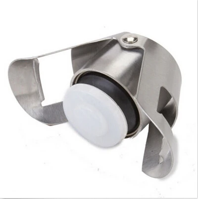 N2HAO 1 PC Champagne Bottle Stopper Stainless Steel Grape Wine Vacuum Sealed Bottle Liquor Flow Stopper Cap Bar Tools