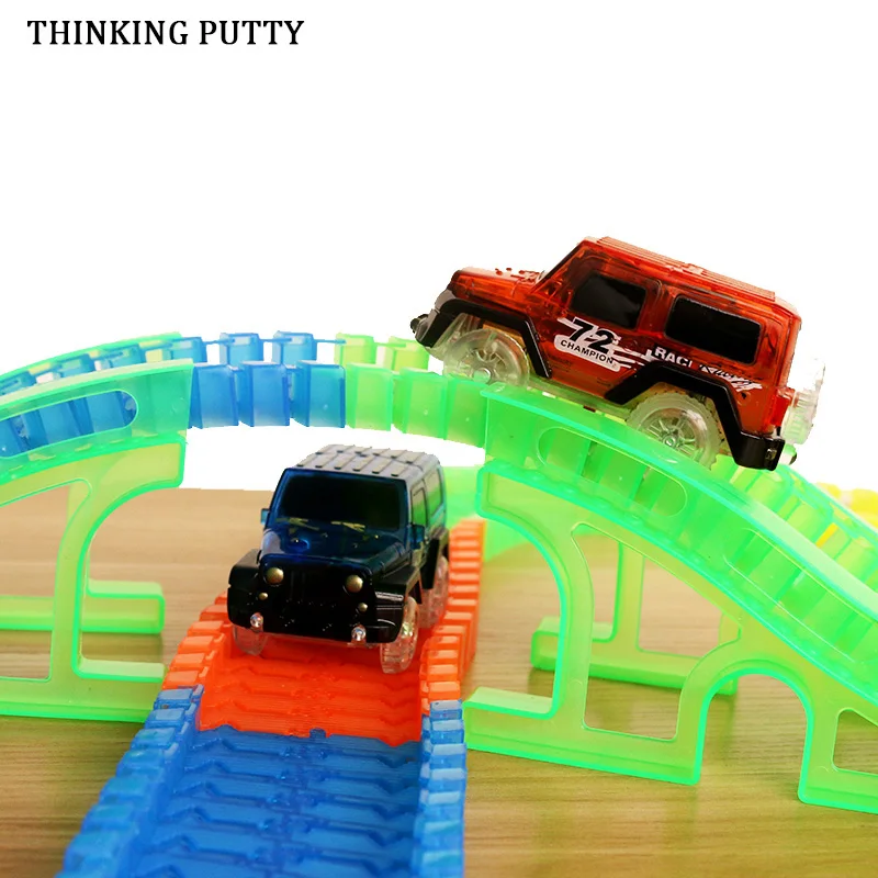 260-300-360-SZTUK-Elastyczne-Luminous-Utw-r-Na-Samoch-d-Zabawka-Hot-Wheels-wiec-ce 