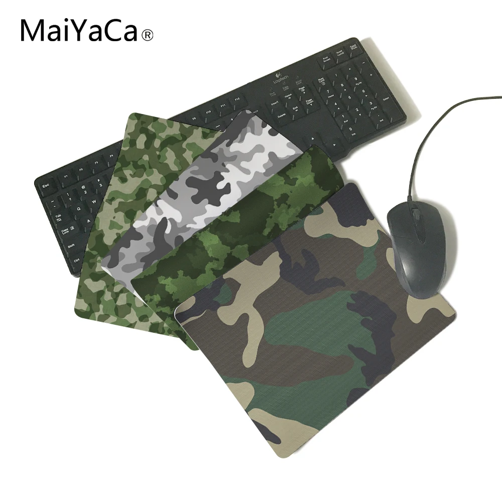 MaiYaCa Камуфляж для вашего компьютера Новое поступление игровой стол Пользовательские Коврики для мыши резиновый коврик 18x22 см 20x25 см и 25x29 см