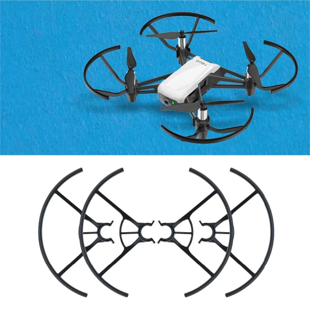 

4PCS Propeller Protector Wing Fan Guard Blade Protection Ring Blade Props Bumper for Ryze Tello Drone Spare Parts