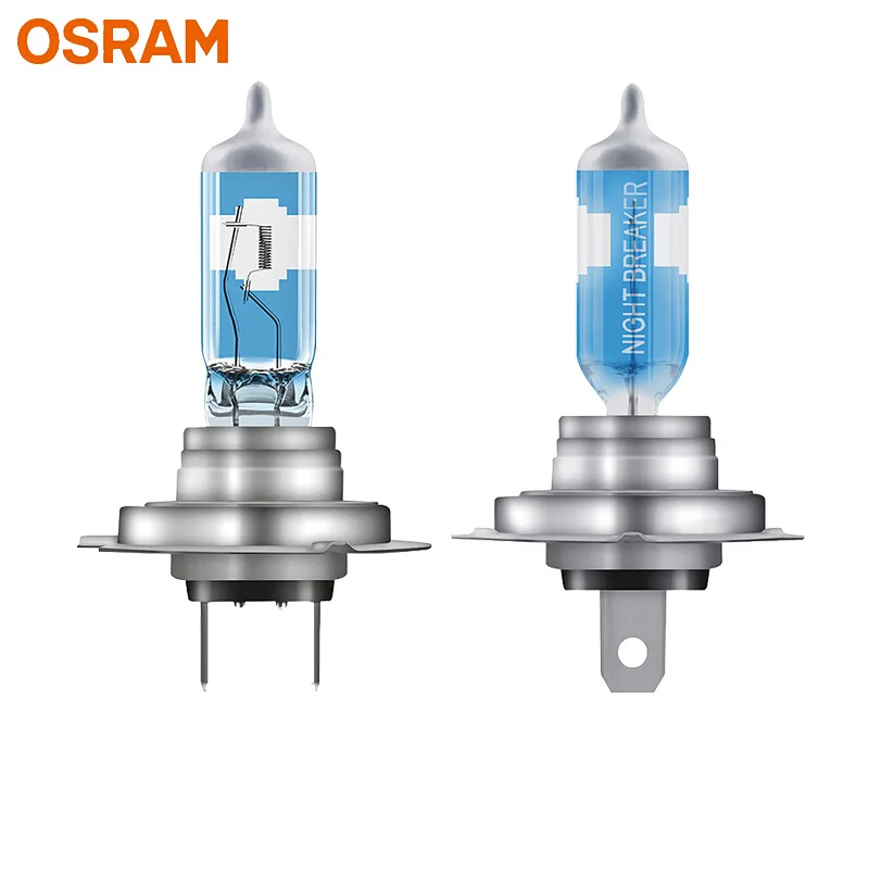 OSRAM Ночной выключатель лазер следующего поколения H7 12 В 55 Вт PX26d Автомобильные фары Противотуманные фары+ 150 яркость 64210NL(Твин