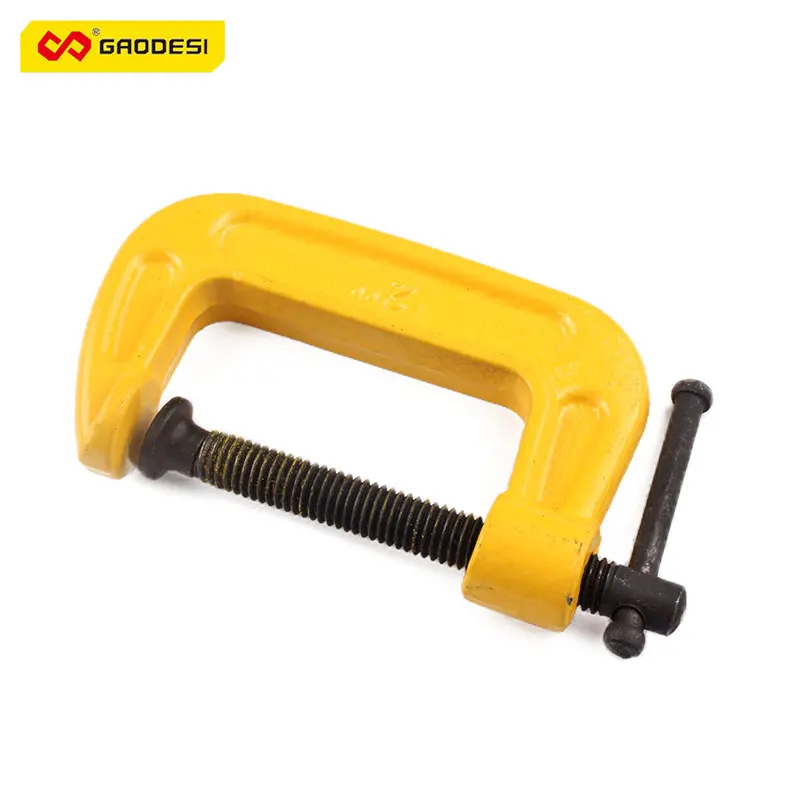 

High-quality 2 Inches Multi-functional Rotary Handle G-clamp Heavy Duty Woodworking Fixed C-clip Hand Tools