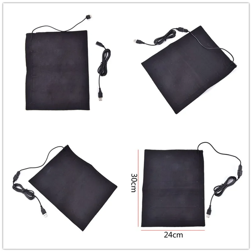 

Warm Back Neck Fast-Heating Carbon Fiber Heated Pads USB Heated Jacket Coat Vest Accessories 3sizes High Quality